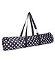 Strauss Yoga Mat Bag with Shoulder Strap | Washable & Durable Yoga Mat Cover Bag | Travel, Yoga & Gym Shoulder Bag | Along with Side Pocket | Ideal for Men & Women, (Black)