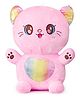 Fiddlerz Shiny Cat Soft Toy Multicolour - Height 50 cm