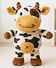 Fiddlerz Height 30 cm Soft Toys Stuffed Animal Plush Cow Multicolor