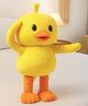Fiddlerz Soft Toys Stuffed Animal Plush Salute Duck Yellow - Height 30 cm