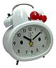 FunBlast Bunny Twin Bell Alarm Clock - White