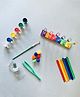 Boredom Busters Busy Bags Educational DIY Experiment With Test Tubes Kit - Multicolour