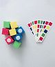 Boredom Busters Busy Bags Educational Cube Foam Patterning Block Puzzle Multicolour - 18 Pieces
