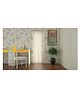 Adona Mystica Solid Teak Wood Study Chair - Yellow White