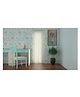 Adona Mystica Solid Teak Wood Study Chair - Turquoise White