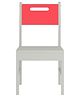 Adona Mystica Solid Teak Wood Study Chair - Pink