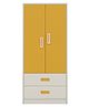 Adona Adonica Wardrobe With 2 Drawers - Yellow