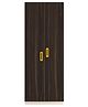Adona Riga Fusion Tall Plywood Wardrobe With Drawer And Grooved Handles Spanish Chestnut - Mango Yellow