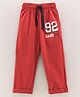 Lazy Bones Lounge and Track Pant 92 Print - Maroon