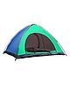 Strauss Portable Tent for Camping | Ideal for 2 Persons | Easy Setup for Picnic, Travel, Hiking, Trekking, Outdoor Camping | Waterproof and Windproof Tent | Superior Air Ventilation, Multicolor