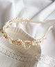 CHOKO Pearl Detailing Hair Band - White & Golden