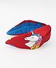 CHOKO Funky Carmine Unicorn Knotted Turban Hair Band - Red
