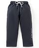 Sundae Kids Three Fourth Length Cotton Lounge Pant Limited Edition Print - Dark Grey