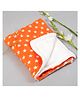Babyzone Super Soft Reversible Baby Blanket - Orange