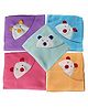 BABYZONE Hooded Baby Blanket Pack of 5 - Multicolour