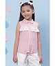 BIBA Sleeveless Striped Top - Light Pink