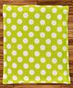 Mittenbooty Mustard Seed Polka Dot Baby Pillow - Light Green