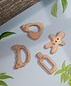Ariro Organic Non Toxic Treats Neem Wood Teethers Pack of 4 - Brown