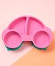 Silicone Four  Compartmented Car Plate - Pink
