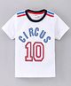 OJOS Half Sleeves T-Shirt Text Print - White