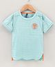 Play by Little Kangaroos Half Sleeves T-Shirts - Aqua