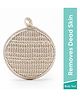 mCaffeine Natural Loofah for Deep Cleansing & Dead Skin Removal- Beige