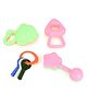 Mansaji Rattle Set Multicolor - 4 Pieces