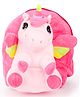 Fiddlerz Unicorn Design Plush Bag Pink - 8.6 Inches