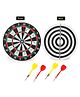Fiddlerz Magnet Dart Board Double-Sided Dart Board Game for Kids and Adults Safe Metal 4 Tip Darts with Classic Bullseye Target and Number Ring Fun Family Activity Indoor and Outdoor Sports-12Inches
