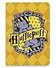 Celfie Design Crest Hufflepuff Pattern Designer Ruled Notebook - 100 Pages