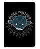 Celfie Design Black Panther Kawaii Designer Ruled Notebook - 100 Pages 