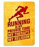 Celfie Design Religion Of Running Designer Ruled Notebooks Multicolor - 100 Pages