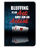 Celfie Design Art Of Bluffing Ruled Notebooks Multicolor - 100 Pages