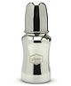 Gluman Stainless Steel Baby Feeding Bottle Silver - 200 ml