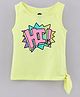 Vitamins Sleeveless Tank Top Hi Print - Neon Yellow