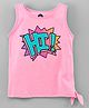 Vitamins Sleeveless Tank Top Hi Print - Neon Pink