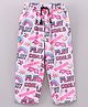 Vitamins Ankle Length Printed Trousers - Pink