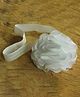 Akinos Kids Petals Rose Design Applique Headband - White
