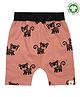 Turtledove London Organic Cotton Knee Length Shorts Animal Print - Light Brown