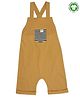 Turtledove London Sleeveless Organic Cotton Dungaree - Brown