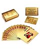Toyshine Gold Plated Poker Playing Cards Pack of 2 - 54 cards each