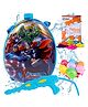 Toyshine Avengers Holi Water Gun Combo with 100 Balloon Blue - 3 Litres