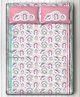 Silverlinen Unicorn and Rainbows 100% Cotton King Size Bedsheet with 2 Pillow Covers - Multicolour