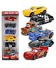 Uniquebuyin Die Cast Free Wheel Metal Racing Cars Pack of 6 - Multicolor