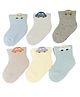 Passion Petals Cotton Socks Car Design Pack Of 6 - Multicolor