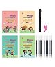 SANISHTH Sank Magic Reusable Tracing Book Pack of 4 - English
