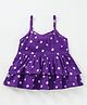JAV Creations Sleeveless Bandhani Print Top - Purple