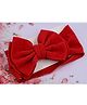 Little Miss Cuttie Bow Headwrap-Red