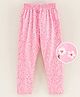 Fido Full Length Leggings Floral Print - Pink