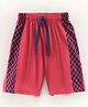 Fido Knee Length Shorts Solid Print - Pink